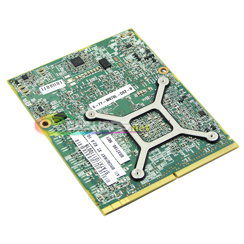 Brand New 1GB GDDR5 Graphics Video Card Replacement for Sager NP8268 Clevo P150SM ProStar P370EM Gaming Laptop AMD ATI Mobility Radeon HD 5870 HD5870 MXM VGA Board Repair Parts Free Shipping