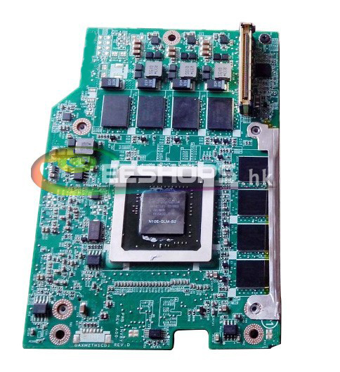 Cheap Dell Precision M6400 M6500 Laptop Graphics Video Card Nvidia Quadro FX 2800 2800M FX2800M N10E-GLM-B2 DDR3 1GB MXM 3.0 Replacement