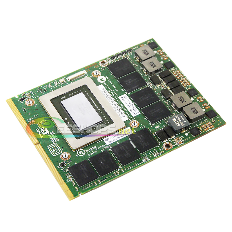 Genuine 2GB Graphics Video Card Replacement for Dell Alienware M15X R1 R2 M17X R1 R2 R3 R4 M18X R1 R2 Gaming Laptop nVidia Geforce GTX 675M GTX675M GDDR5 2 GB N13E-GS1-A1 MXM VGA Board Repair Parts Free Shipping