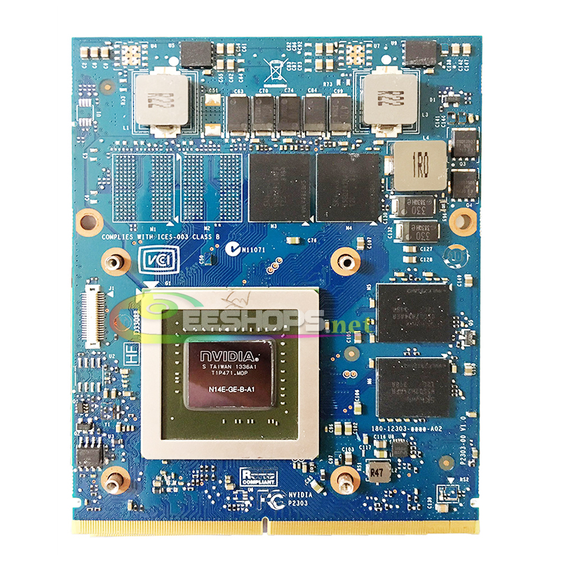 Original for Dell Alienware M15X R2 M17X R2 R4 M18X R2 R3 Gaming Notebook PC 2GB 2 GB GDDR5 Graphics Video Card nVidia Geforce GTX 765M GTX765M Upgrade MXM VGA Board Replacement Repair Parts Free Shipping