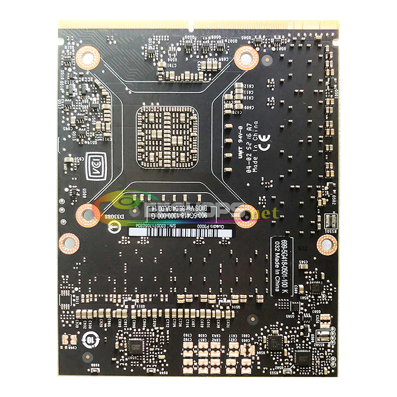 Genuine New NVIDIA Quadro P3000 6GB GDDR5 N17E-Q1-A1 Graphics Video Card for Dell Precision M7710 M7720 7530 7730 7720 Mobile Workstation Laptop MXM 3.1 VGA Board Upgrade Replacement Spare Parts Free Shipping