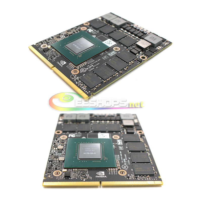 Original Mobile Workstation 8GB GDDR5 Graphics Video Card NVIDIA Quadro P4000 for Dell Precision 7730 7720 7710 M7720 M7710 M6800 M7510 M7520 Laptop N17E-Q3-A1 Replacement Repair Parts Free Shipping