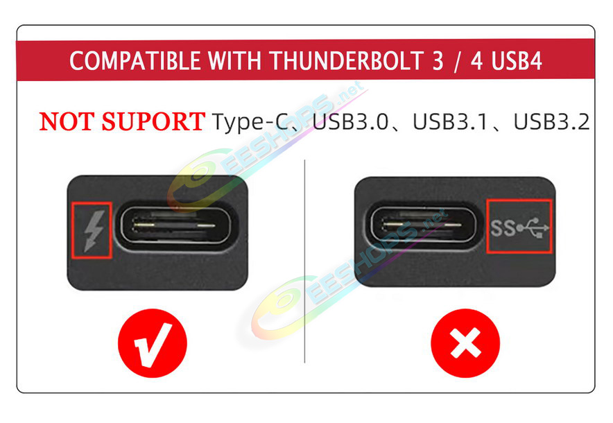 Best External GPU Dock Graphics Card Station + 550W Power Supply + 100W PD Assembly, Cheap HP Lenovo Asus Dell Acer Windows / Mac Laptop Tablet Mini Gaming PC, New Extra Second PCIE Thunderbolt USB 3 4 Adapter Enclosure Reverse Charging Free Shipping