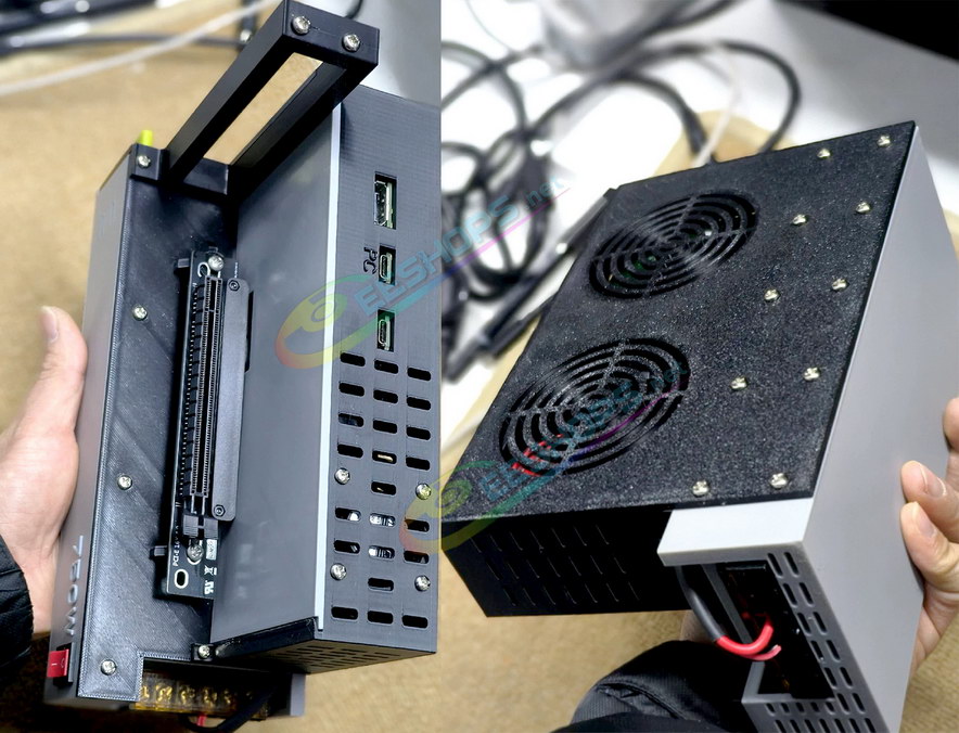 Best External Graphics Card Dock Adapter + 750W Platinum Power Supply, Cheap for Lenovo Legion GO MSI Claw A1M GPD Win4 OneXPlayer 2 Pro 2024 Handheld Tablet Gaming PC, Extra GPU Station Video Card Housing Enclosure Assembly Free Shipping