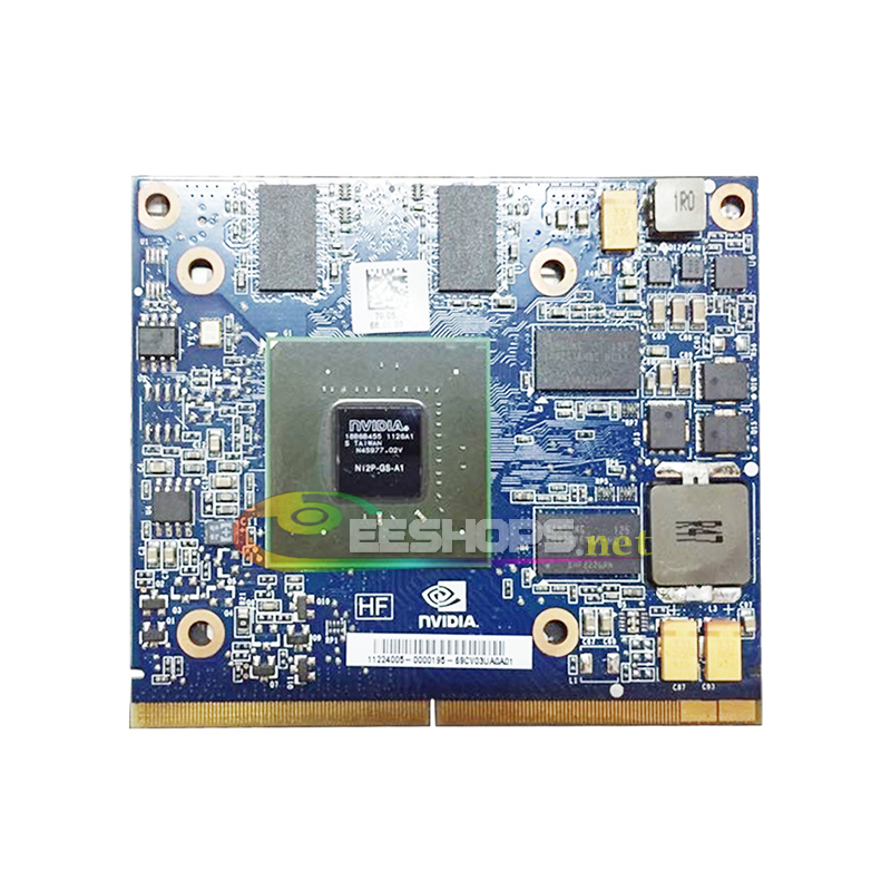 Original 2GB Graphics Video Card Replacement for Lenovo IdeaCentre B500 B505 All-in-One Desktop PC HP EliteBook 8540W 8560W Laptop N12P-GS-A1 NVIDIA GeForce GT 540M MXM 2 GB VGA Board Repair Parts Free Shipping