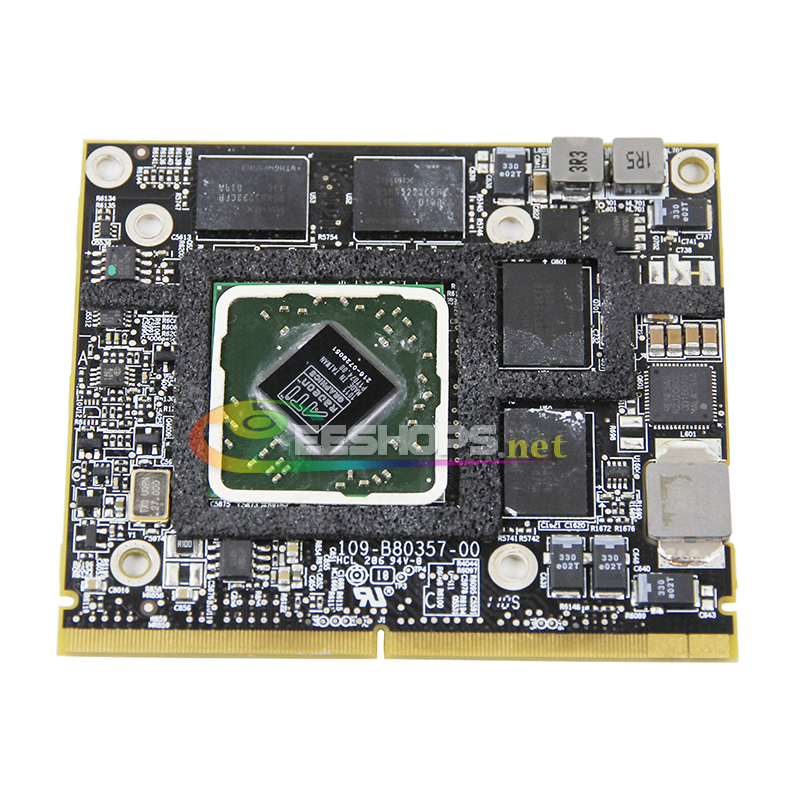 Genuine Apple Graphics Video Card Replacement for iMac Core 2 Duo 3.06 Late 2009 A1311 MB950LL/A MB950 21.5-Inch Desktop Computer AMD ATI Radeon HD 4670 GDDR3 256MB 109-B80357-00 Repair Parts Free Shipping