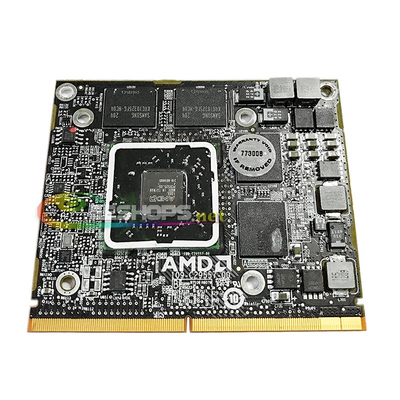 Genuine Desktop PC Graphics Video Card AMD Radeon HD 6770M HD6770M GDDR5 512MB for Apple iMac Mid-2011 MC812LL/A MC812 A1311 21.5" All-in-One Computer MXM VGA Board Replacement Repair Parts Free Shipping