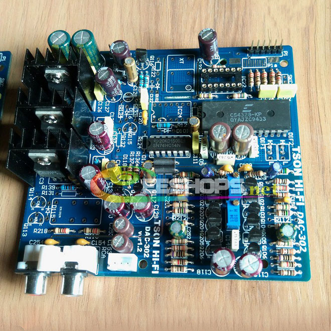 Original Tson Hi-Fi DAC 302 CS4328 Decoder Decode Board Best for Philips Home Theater System CDM4 + 310 Servo Board CD Player Replacement Spare Part Free Shipping