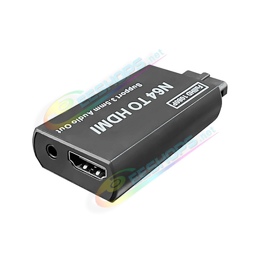 Cheap Nintendo 64 Gamecube to HDMI Converter Adapter with Headset Port, Best New N64 Game Cube Cubes Video Consoles, High-Definition HDTV 1080P/720P PAL/NTSC HD TV Monitor Video Converting Adaptor + 3.5mm Audio Out Accessories Free Shipping
