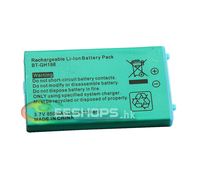 Brand New Rechargeable Li-ion Battery Pack for Nintendo Game Boy Advance GBA SP GBASP Console Replacement Part BT-GH188 850mAh Free Shipping