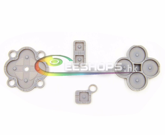 New Official D-PAD Cross Key ABXY A B X Y Keys Button Pad Conductive Rubber Mat for Nintendo DSi NDSi Console Replacement Part Free Shipping