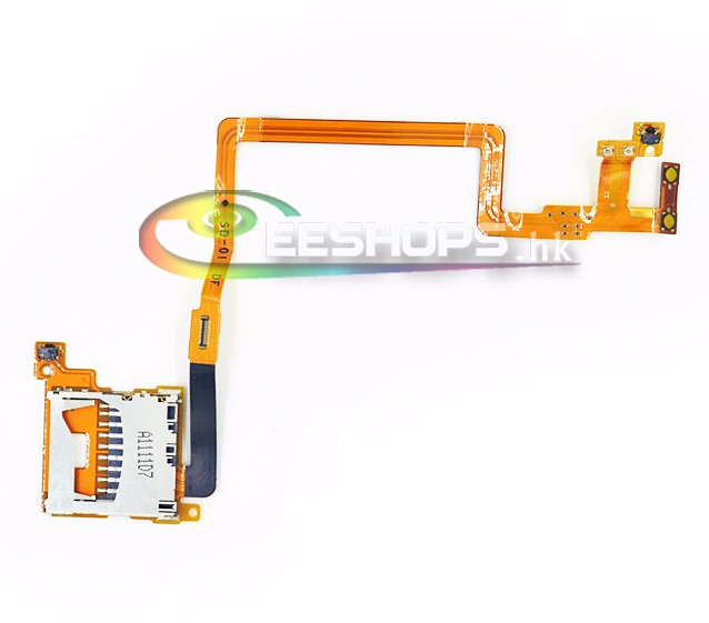 Genuine L R Key Button Volume Control SD Card Slot Socket Flex Flat Cable for Nintendo DSi NDSi Handheld Console Replacement Free Shipping