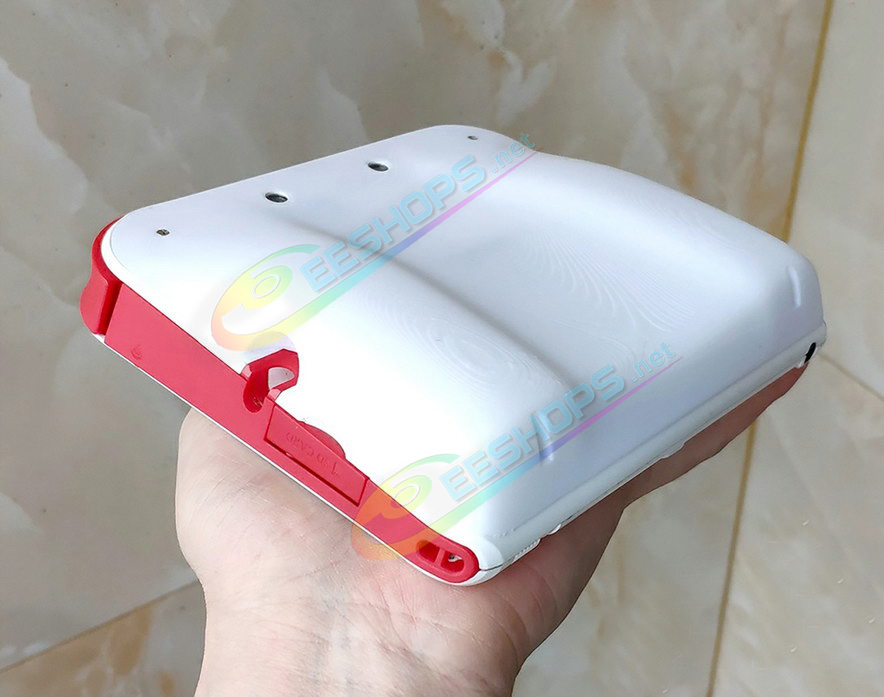 Best Nintendo 2DS Extra Back Clip Rechargeable Battery Pack 4500 mAh Large Capacity Replacement, Cheap Old 2DS Handheld Game Console, 100% Fit Full Cover Rear Power Bank 10 Hours Super Long-Life with White Cover Shell Free Shipping