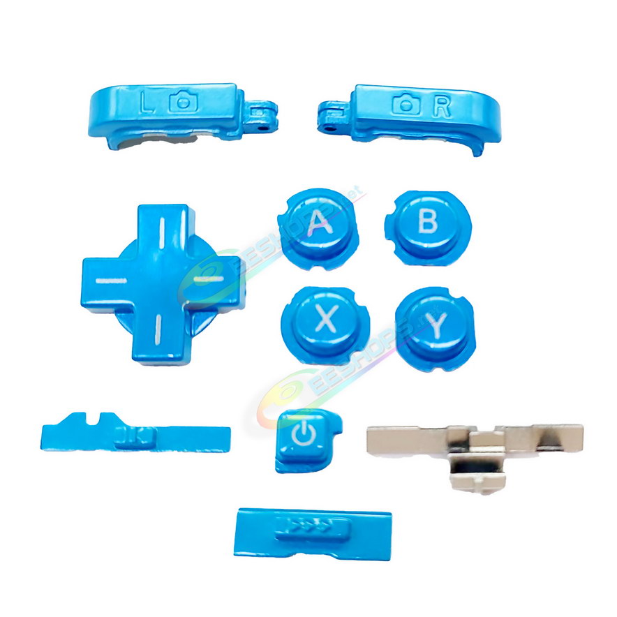 Cheap Nintendo 3DS Extra Buttons Full Set Black Color Replacement, Best Old 3DS Small Handheld Game Console A B X Y / D-Pad / L R left & Right Shoulder Trigger / Power / Volume / 3D Switch Button 11 PCS Spare Parta Accessories Free Shipping