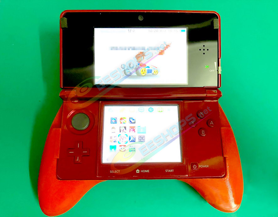 Best Nintendo 3DS Extra Hand Grips Anti-slip Gaming Handle Red / Green Color, Cheap 3DS Old Small Handheld Game Consoles, Customized Comfortable Light-Weight Nonslip Handgrip Sweat / Soreness Resistant Holder 100% Fit Accessories Free Shipping