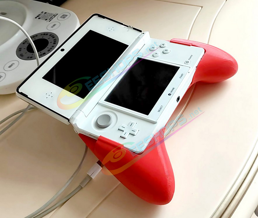 Best Nintendo 3DS Extra Hand Grips Anti-slip Gaming Handle Red / Green Color, Cheap 3DS Old Small Handheld Game Consoles, Customized Comfortable Light-Weight Nonslip Handgrip Sweat / Soreness Resistant Holder 100% Fit Accessories Free Shipping
