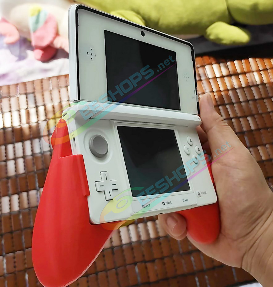 Best Nintendo 3DS Extra Hand Grips Anti-slip Gaming Handle Red / Green Color, Cheap 3DS Old Small Handheld Game Consoles, Customized Comfortable Light-Weight Nonslip Handgrip Sweat / Soreness Resistant Holder 100% Fit Accessories Free Shipping