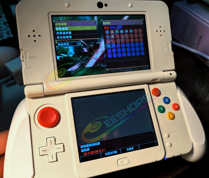 Best Nintendo New 3DS Hand Grips Lightweight Gaming Handle White Color, Cheap New3DS Small Handheld Game Consoles, Customized Comfortable Ultra-Light Nonslip Handgrip Sweat Resistant 100% Fit Comfortable Accessories Free Shipping