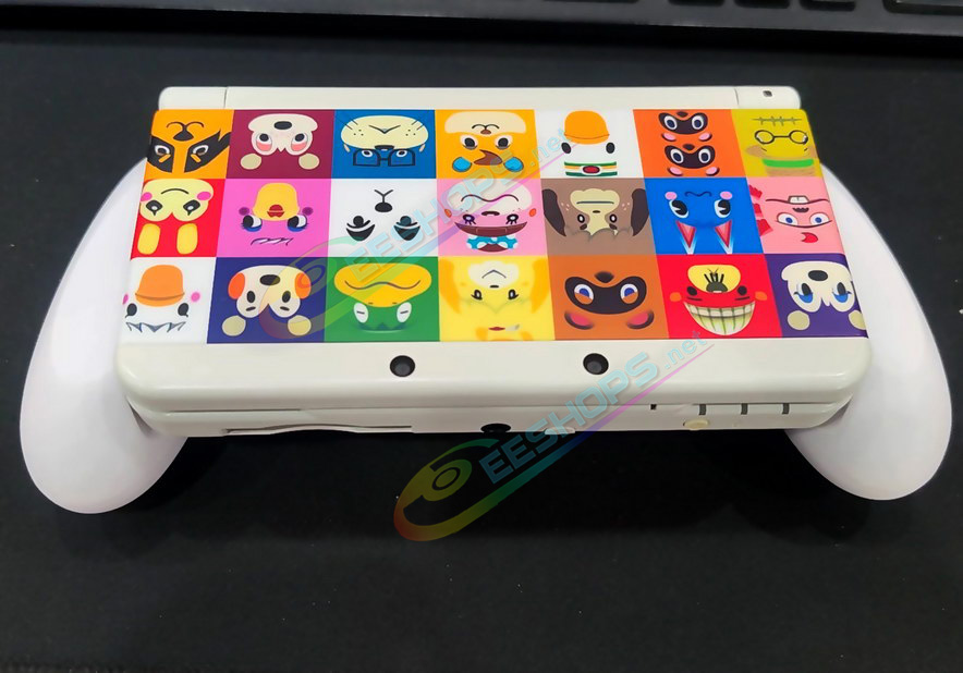 Best Nintendo New 3DS Hand Grips Lightweight Gaming Handle White Color, Cheap New3DS Small Handheld Game Consoles, Customized Comfortable Ultra-Light Nonslip Handgrip Sweat Resistant 100% Fit Comfortable Accessories Free Shipping