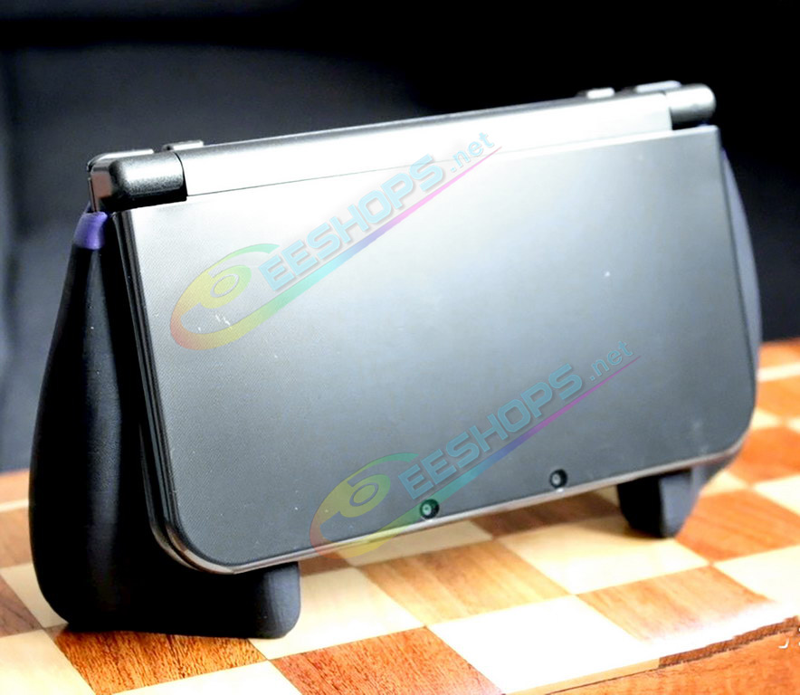 Best Nintendo New 3DS XL LL NonSlip Hand Grips / Showing Stand Black Color, Cheap New 3DS XL / LL New3DSXL Handheld Game Console, Customized 100% Fit Anti-slip Gaming Handle Sweat-proof Gaming Handle Holder Handgrip Cooling Base Free Shipping