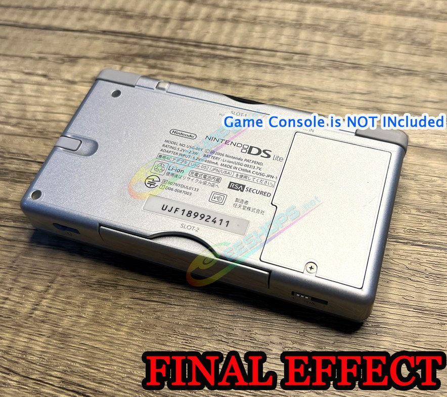 Best Ultimate Thin Nintendo DS Lite Frosted Shell Protector Clear Scratch-Resistant Skin Protective Film, Cheap New NDS DSL NDSL Handheld Game Console, Anti-Slip sSeparated Complete Housing Cover Protection Stickers Full Set 100% Fit Free Shipping
