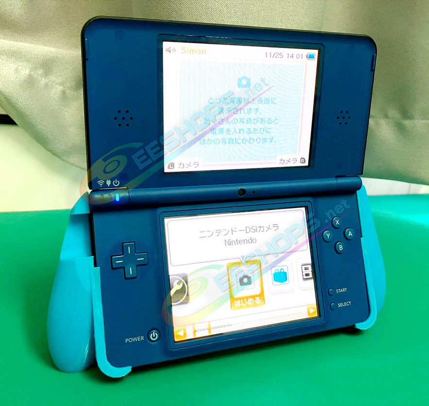 Best Customized Nintendo DSi XL LL Gaming Handle Hand Grips Showing Stand Lake Blue Color, Cheap DSi NDSi XL LL DSiXL DSiLL Handheld Game Console, New DIY NonSlip Prosthesis HandGrip Showing Stand Display Holder Support Accessories Free Shipping