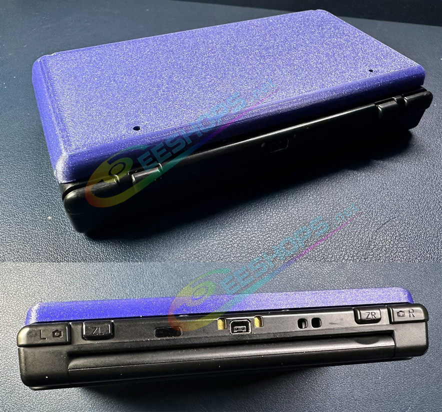 Best New Nintendo 3DS Extra Back Clip Battery Super High Capacity 4575 mAh Replacement, Cheap New 3DS Small Handheld Game Console Rear Mounted Rechargeable Power Bank 15 Hours Long Battery Life with Blue Housing Bottom Cover Free Shipping