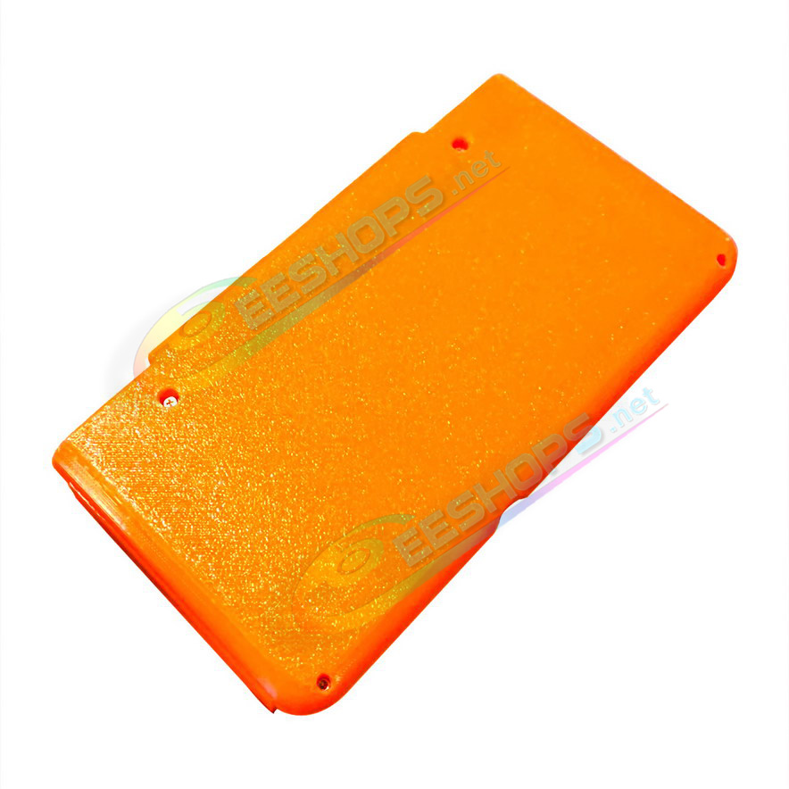 Best New Nintendo 3DS Extra Back Clip Rechargeable Battery High Capacity 4575 mAh Replacement, Cheap New 3DS Small Handheld Game Console Rear Mounted Power Bank 15 Hours Long Battery Life with Orange Housing Bottom Cover Free Shipping