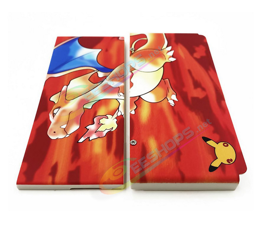 Cheap Nintendo New 3DS Extra Faceplate Replacement Cover Plate Pokemon Ruby Red Limited Edition, Best New3DS Small Handheld Game Console, DIY Frosted Rubies Top & Bottom Shell Outer Face Coverplate 2 PCS Set + Screws Accessories Free Shipping