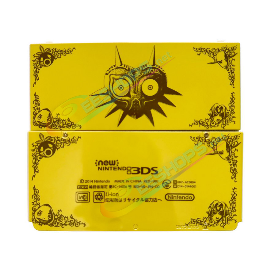 Cheap Nintendo New 3DS Extra Cover Plates Shells Replacement Zelda Mezula's Mask Edition Limited Edition, Cheap New3DS Small Handheld Game Console, Best Dark Gold Color Outer Top / Bottom Face Faceplate Coverplate 2 PCS Set Spare Parts Free Shipping
