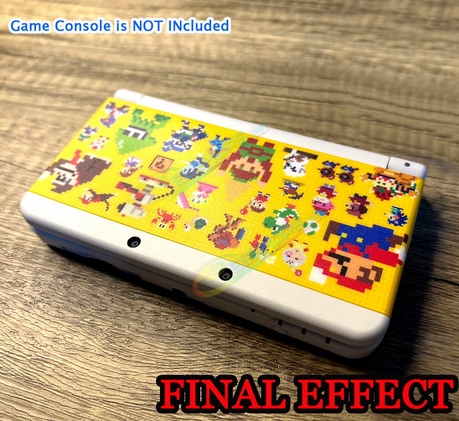 Best New Nintendo 3DS Ultimate Thin Frosted Skin Housing Shell Scratch-Proof Protector Film Full Set No bubbles, Cheap New3DS Small Handheld Game Console, Separated Type Non-slip Full Cover Soft Protective Sticker 100% Fit Free Shipping
