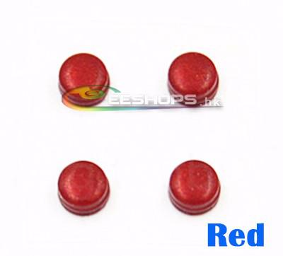 Genuine Screw Hole Grain Rubber Plug Granule for Nintendo New 3DS New3DS XL LL New3DSXL New3DSLL White Replacement Spare Part