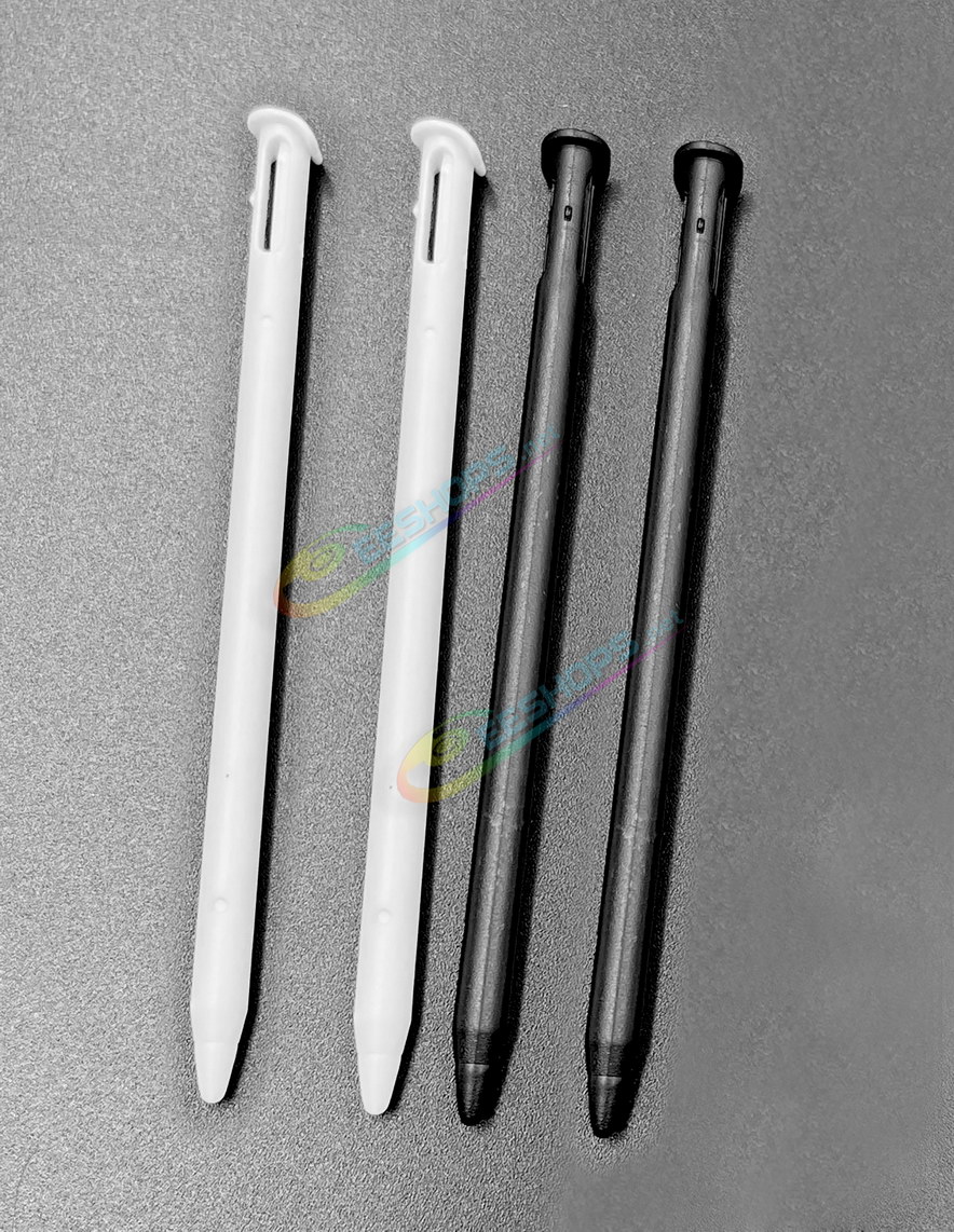 Cheap New Nintendo 3DS Extra Stylus Touch Pen 4 Pieces Set Replacement, Best New3DS N3DS Small Handheld Game Console White and Black Color Pencil Touchpen Four PCS Spare Parts Accessories Free Shipping
