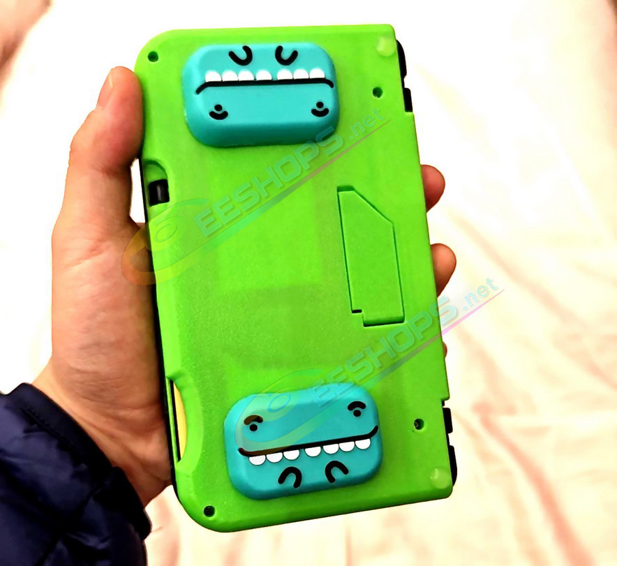 Best New Nintendo 3DS XL / LL Extra Rear Mounted Rechargeable Battery Pack Type-C PD Charge Replacement, Cheap New3DS XL LL 3DSXL 3DSLL Handheld Consoles, Slim Long-Life Back Clip 3898 mAh Power Bank + Apple Green Cover Shell Free Shipping