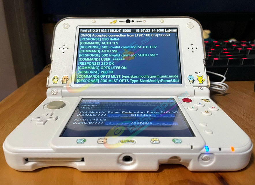 Best New Nintendo 3DS XL / LL Extra Back Clip Battery High Capacity 6000 mAh Replacement, Cheap New 3DSXL 3DSLL New3DS XL / LL Handheld Game Console Rear Mounted Type-C PD Charge 350% Long-Life Rechargeable Power Bank with White Housing Cover Free Shipping