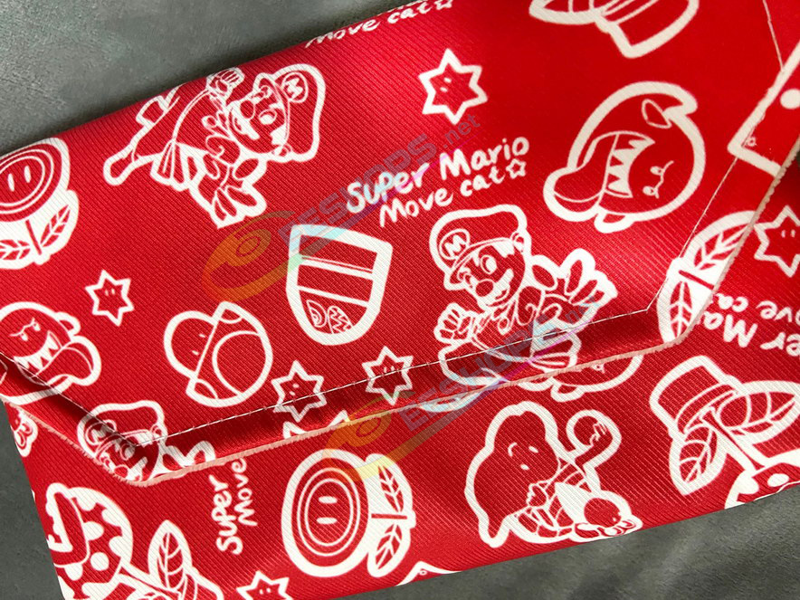 Best New Nintendo 3DS Soft Storage Bag Protective Carry Pouch Super Mario Bro Edtion Red Color, Cheap New3DS New 3DS Handheld Consoles Unique Handcraft Waterproof Impact Resistance Portable Carrying Travel Pocket Free Shipping