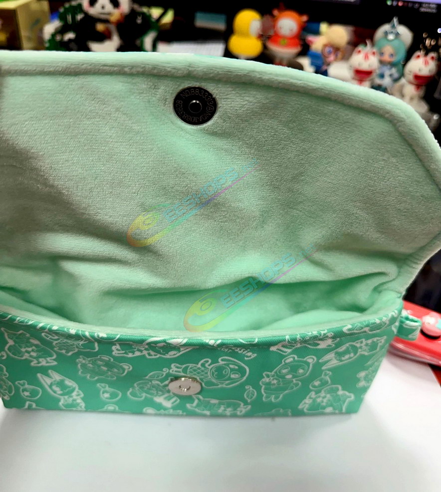 Best Handcraft Sony PlayStation Vita 2000 Soft Storage Bag Protective Carrying Pouch Animal Crossing Edition Green Color, Cheap PSV PSV1000 Handheld Game Console Thickened Waterproof Anti-Bump Portable Travel Carry Pouch Pocket Free Shipping