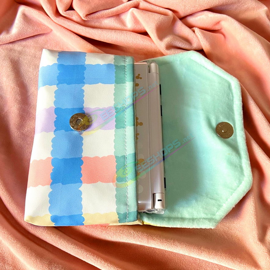 
Customized New Nintendo Switch Lite Soft Storage Bag Portable Carry Pouch Candy Plaid Pattern Colorful, Cheap New NS Lite Handheld Game Console Customized Waterproof Anti-Bump Thickened Travel Carrying Storing Pocket Free Shipping
