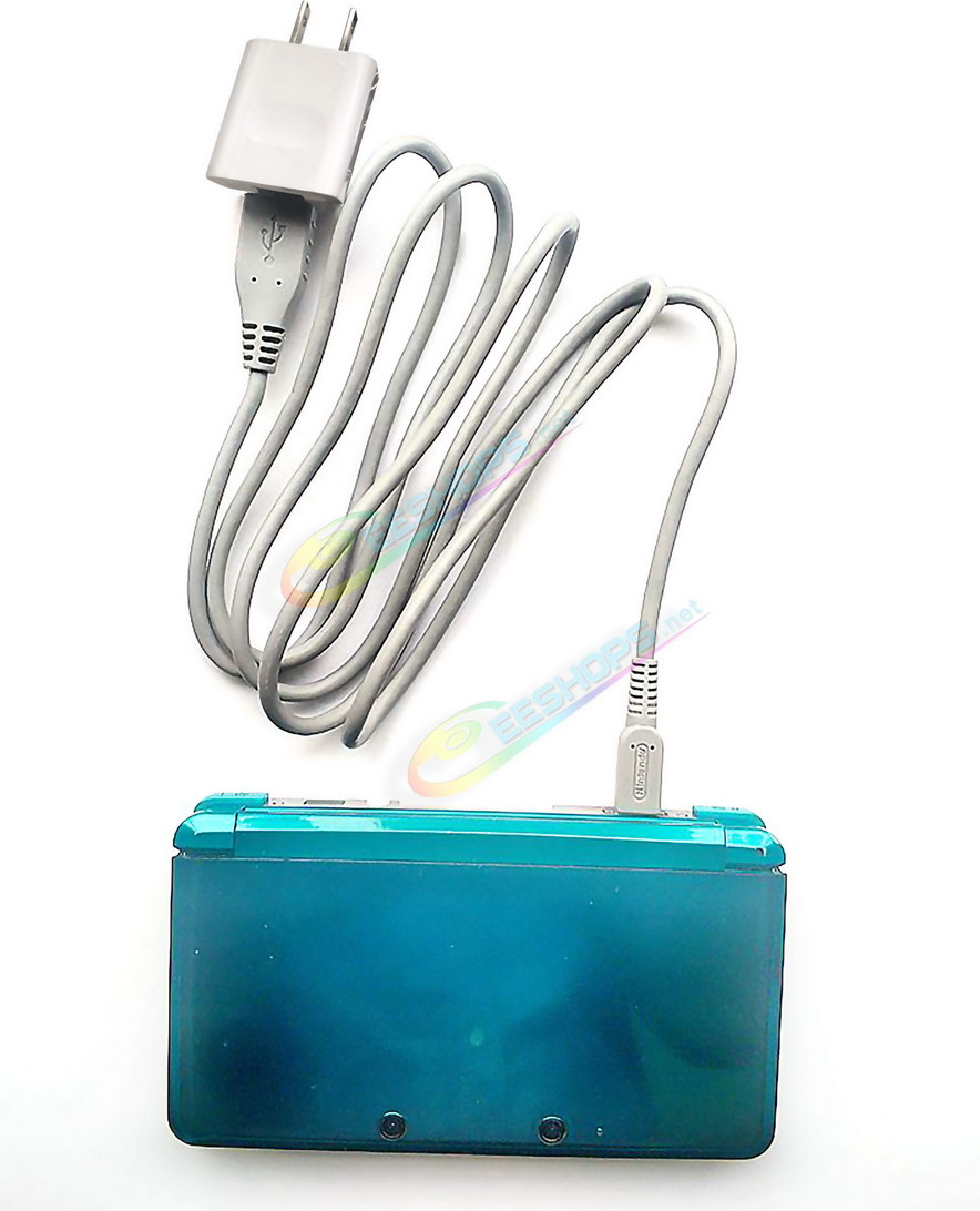 Cheap 100% Original Nintendo New 2DS DSi XL LL Charging Cable 1.5M Long + Huawei AC Charger Adapter Set, Cheap Genuine DSi NDSi 2DSXL 2DSLL New2DSXL Consoles, High-Quality Thickened Charge Power Cords + White Adaptor 5V-1A US Plug Free Shipping