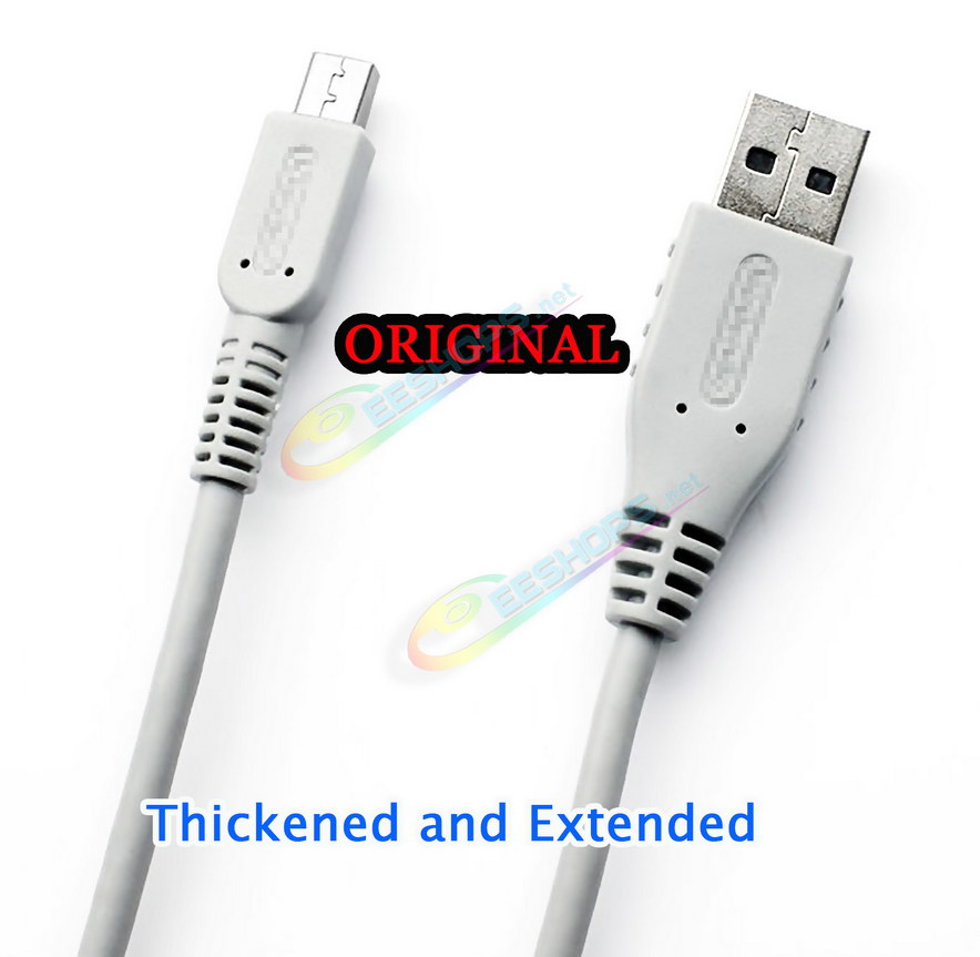 Best New Nintendo 3DS XL LL Charging Cable Charger Cord 1.5M Long, Cheap Genuine New3DS XL / LL 3DSXL 3DSLL New3DSXL Game Consoles, 59 Inch High-Quality Thickened Extension Charge Adapter Power Cords Wire Accessories Free Shipping