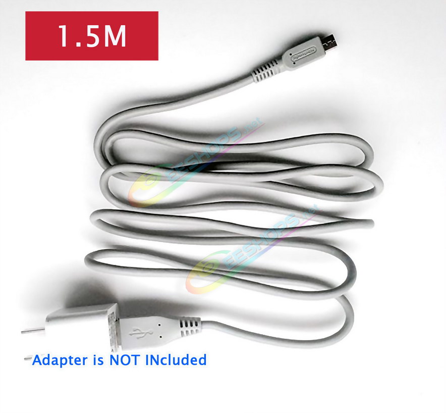 Best New Nintendo 3DS XL LL Charging Cable Charger Cord 1.5M Long, Cheap Genuine New3DS XL / LL 3DSXL 3DSLL New3DSXL Game Consoles, 59 Inch High-Quality Thickened Extension Charge Adapter Power Cords Wire Accessories Free Shipping