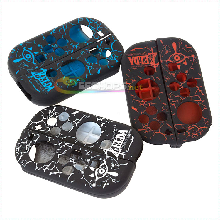 Best New Silicone Skin Protector Rubber Coating Case Sleeve for Nintendo Switch NS Joy-Con L/R Controllers Separated The Legend of Zelda Blue Replacement Parts Free Shipping