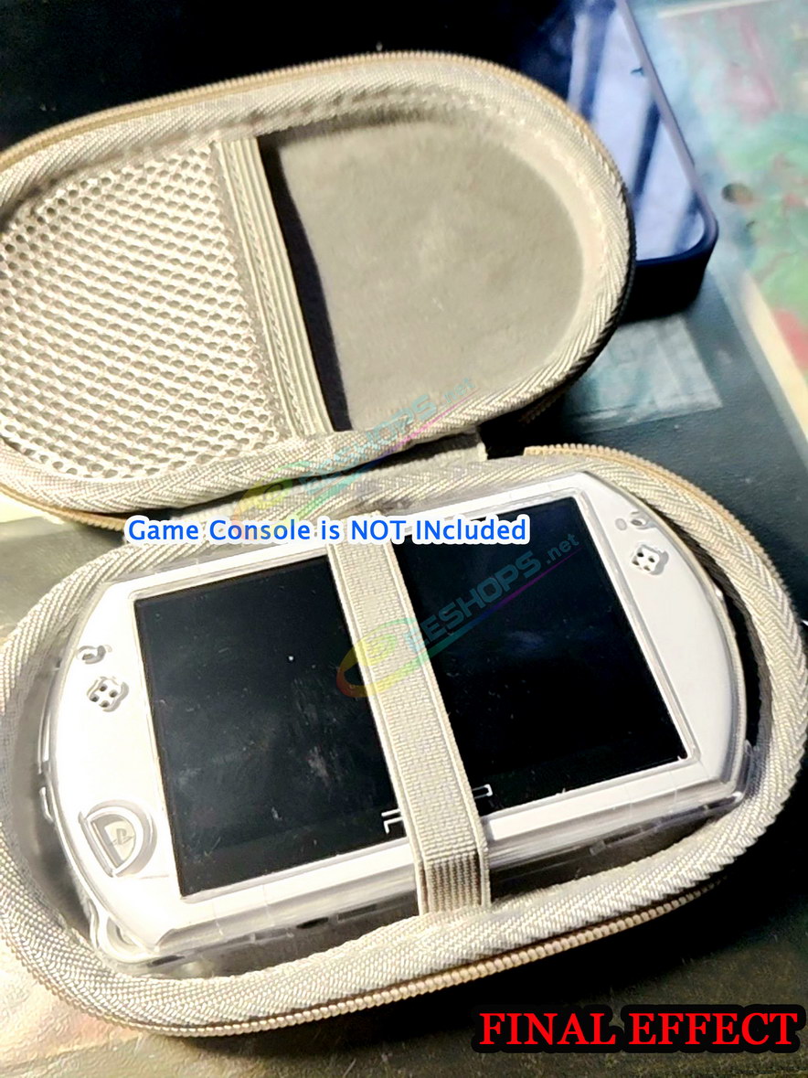 Best Sony PlayStation Portable Go Hard Storage Bag Protective Carrying Case Brown Color, Cheap New PSP GO PSPGO Handheld Game Console Portable Thickened Anti-Bump Velvet Lining Impact-Resistance Travel Carry Protection Bag Free Shipping