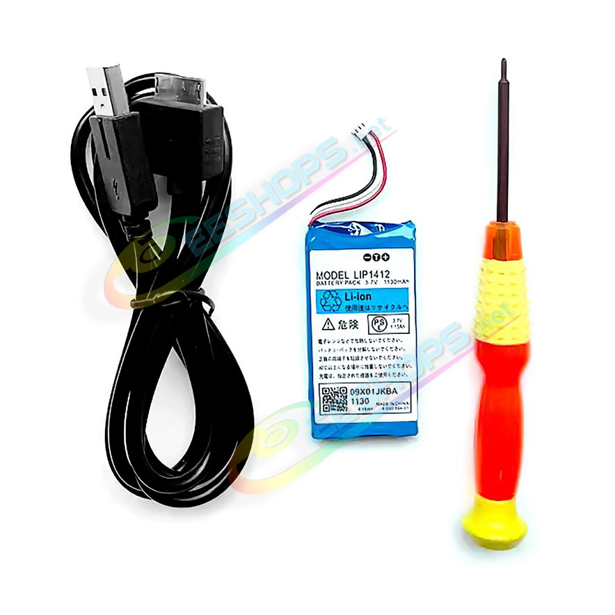 Cheap Sony Playstation Portable Go Replacement Battery Pack 1130 mAh Long Life + USB Charging Cable Set, Best New PSP Go PSPGO Console, High Capacity Rechargeable Li-ion Batteries LIP1412 + Charger Cord + Repair Tool Accessories Free Shipping