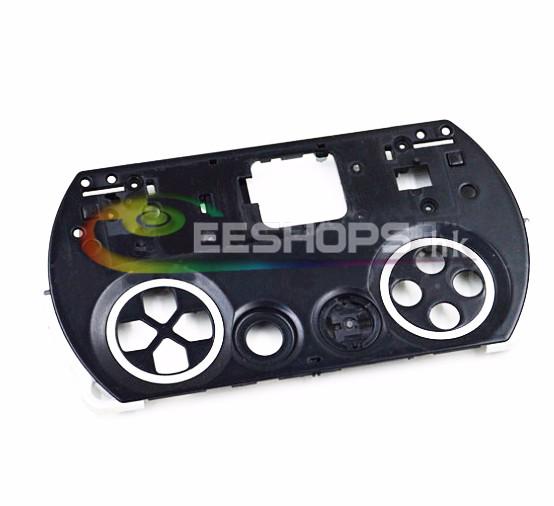 Original Button Faceplate Middle C Frame Cover Shell for Sony PSP Go PSPGo Handheld Game Console Replacement Repair Part Black