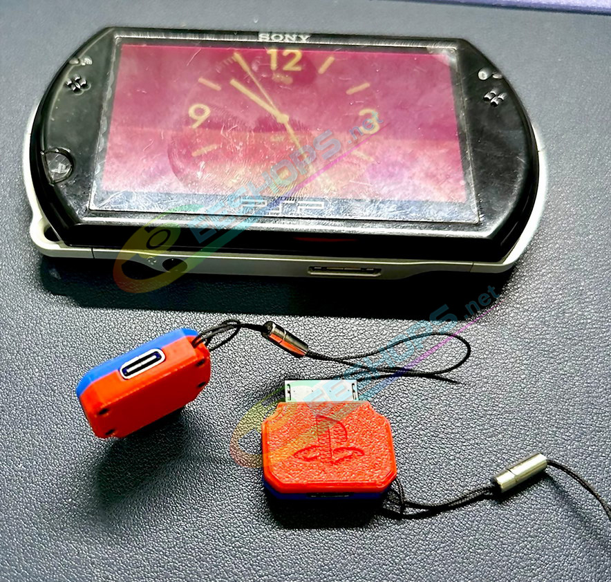 Best Sony Playstation Portable Go Type-C Converter PD Fast Charging Connector, Cheap New PSP Go PSPGO Handheld Game Console, USB Type-A-to-C C-to-C Data / Charge Cable Power Delivery Charger Converting Adapter with Strap Free Shipping