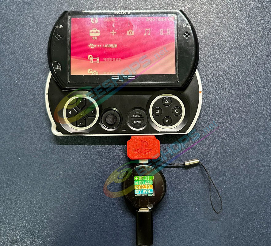 Best Sony Playstation Portable Go Type-C Converter PD Fast Charging Connector, Cheap New PSP Go PSPGO Handheld Game Console, USB Type-A-to-C C-to-C Data / Charge Cable Power Delivery Charger Converting Adapter with Strap Free Shipping