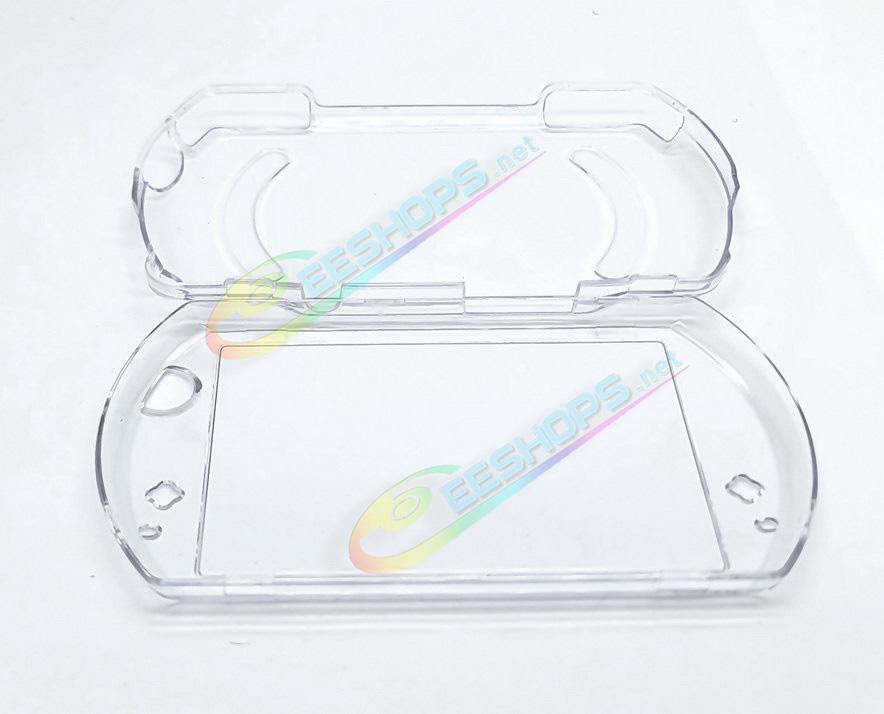 Best Sony PlayStation Portable GO Clear Crystal Shell Hard Protective Housing Case, Cheap New PSP GO Handheld Game Console Split Type Scratch-Resistant Top / Bottom Protection Covers High Transparent Accessories Free Shipping