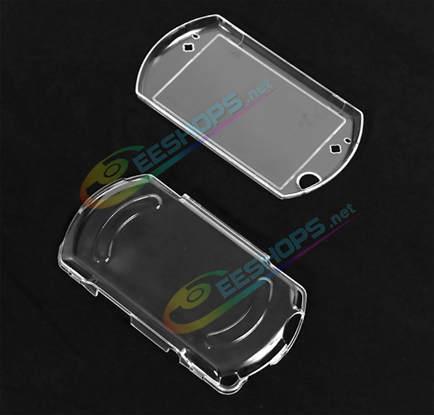 Best Sony PlayStation Portable GO Clear Crystal Shell Hard Protective Housing Case, Cheap New PSP GO Handheld Game Console Split Type Scratch-Resistant Top / Bottom Protection Covers High Transparent Accessories Free Shipping