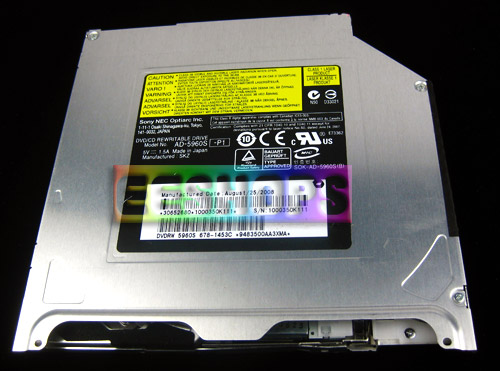 Apple Macbook Superdrive Sony NEC SATA DVD±RW Drive Multi Burner AD-5960S